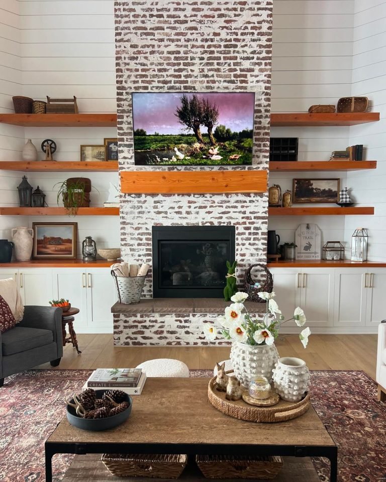 Top 50 Gorgeous Brick Fireplace Designs – Fireplace Tips