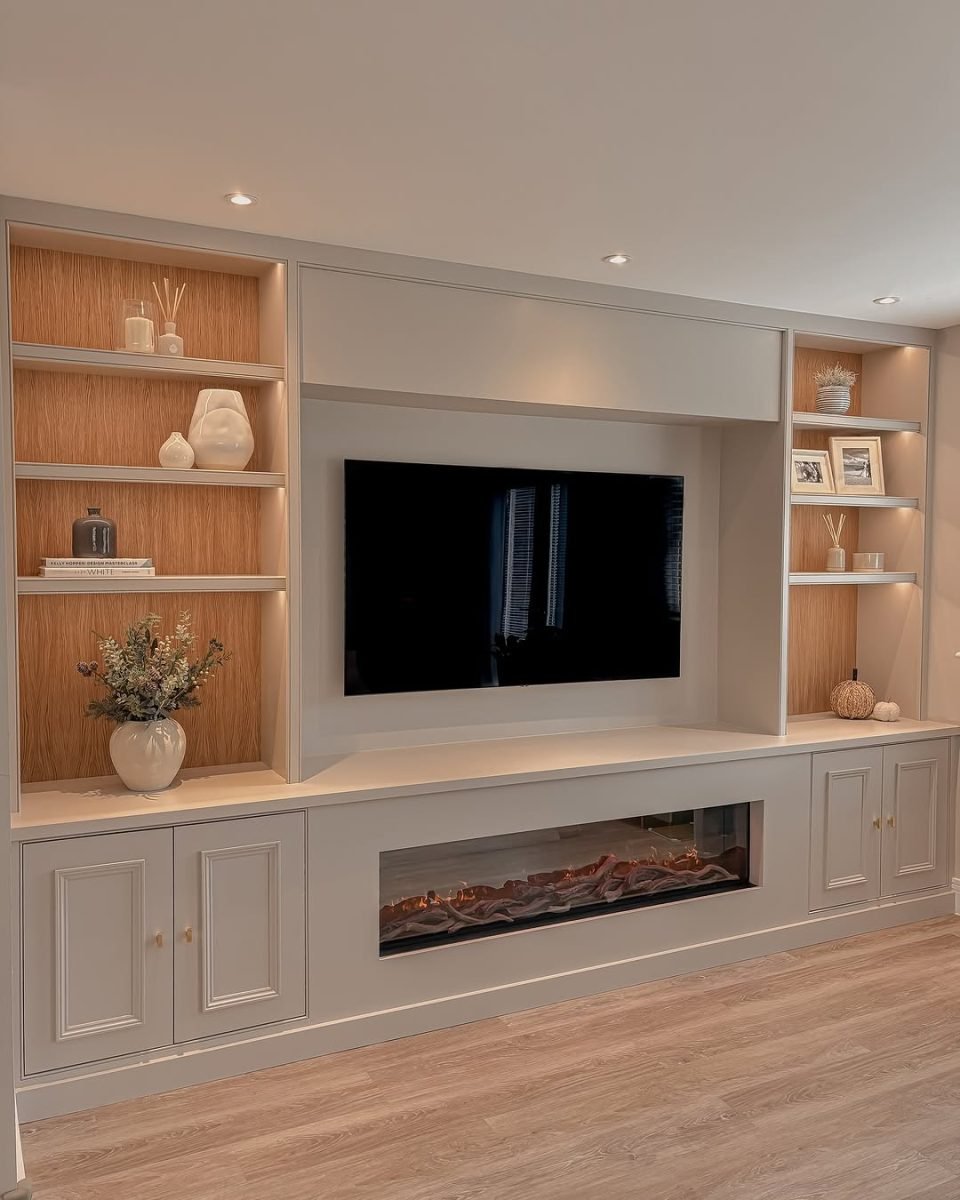 Top 50 Elegant Fireplace TV Design Ideas – Fireplace Tips
