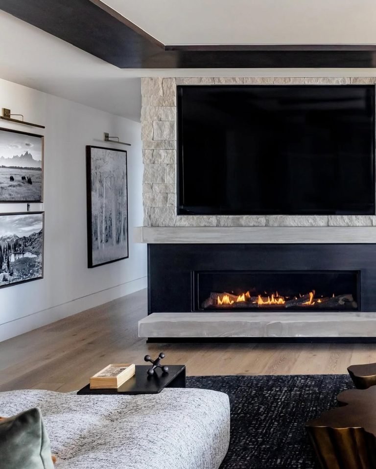 Top 50 Elegant Fireplace TV Design Ideas – Fireplace Tips